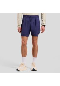 Spodenki męskie Odlo ZEROWEIGHT 5 INCH 2-in-1. Kolor: niebieski. Sport: bieganie