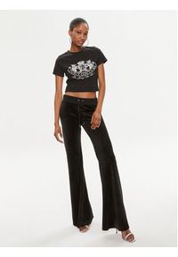 Juicy Couture T-Shirt Enzo Dog JCBCT224816 Czarny Slim Fit. Kolor: czarny. Materiał: bawełna #5