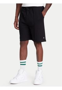 United Colors of Benetton - United Colors Of Benetton Szorty sportowe 342ZU900X Czarny Regular Fit. Kolor: czarny. Materiał: bawełna. Styl: sportowy