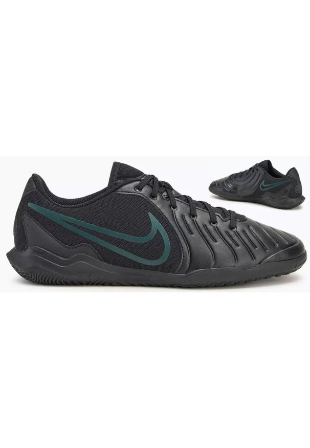 Buty halowe męskie Nike Tiempo Legend 10 Club IC. Kolor: czarny, zielony, wielokolorowy. Sport: piłka nożna