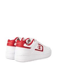Champion Sneakersy "Foul Play Eleme" | S21775 | Foul Play Eleme | Mężczyzna | Biały, Czerwony. Nosek buta: okrągły. Kolor: biały, wielokolorowy, czerwony. Materiał: skóra. Wzór: nadruk #2