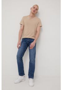 Cross Jeans jeansy męskie. Kolor: niebieski