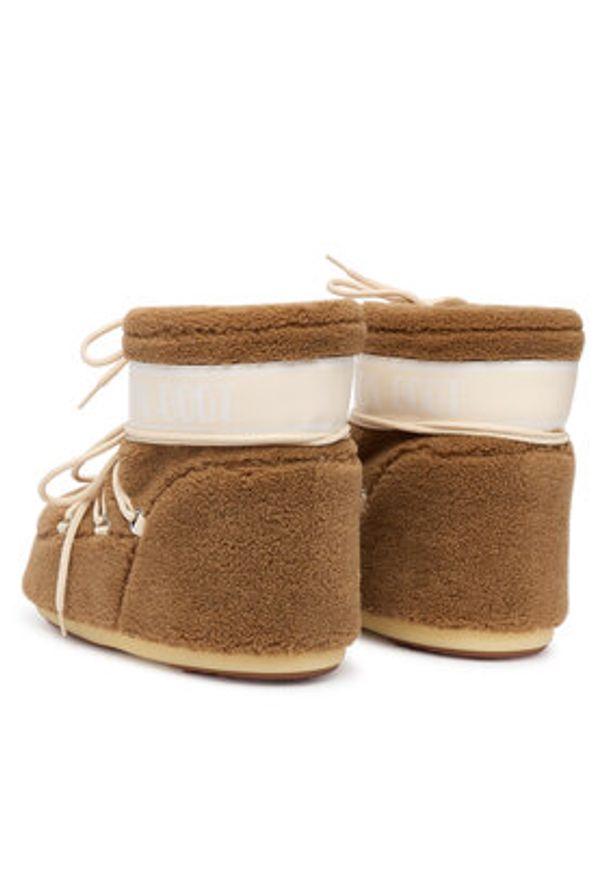 Moon Boot Śniegowce Mb Icon Low Fleece 80D1409700 Brązowy. Kolor: brązowy. Materiał: materiał