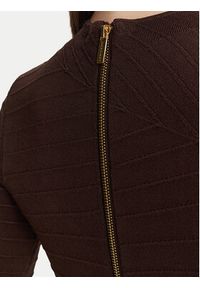 Marciano Guess Sukienka dzianinowa G6YK28 Z1059 Brązowy Slim Fit. Kolor: brązowy. Materiał: wiskoza #3