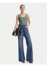 Marella Top Orata 2613941015 Zielony Slim Fit. Kolor: zielony. Materiał: wiskoza #4