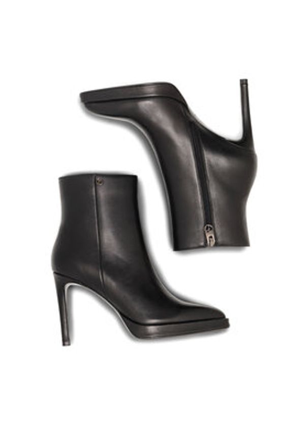 Eva Minge Botki CARACAL-0501 Czarny. Kolor: czarny. Materiał: skóra