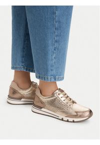 Caprice Sneakersy 9-23752-46 Złoty. Kolor: złoty. Materiał: skóra #1