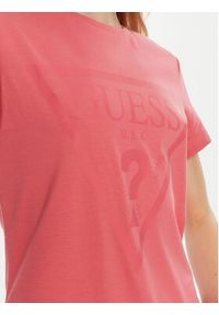 Guess T-Shirt Adele V2YI07 K8HM0 Różowy Regular Fit. Kolor: różowy. Materiał: bawełna #5