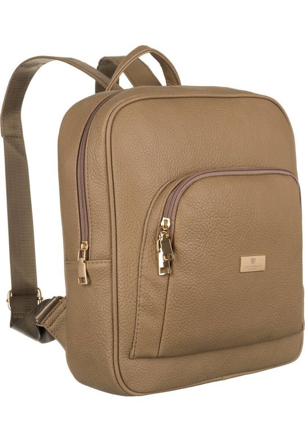 Peterson Pojemny plecak damski ze skóry ekologicznej - Peterson NoSize. Materiał: skóra ekologiczna