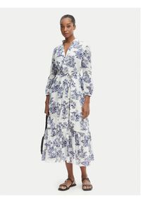 Iconique Sukienka letnia IC25-078 Biały Relaxed Fit. Kolor: biały. Materiał: bawełna. Sezon: lato #4