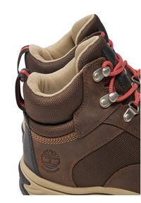 Timberland Trapery Mid Lc Waterproof Hk 1A2M2R Brązowy. Kolor: brązowy. Materiał: skóra, zamsz