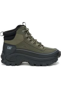 CATerpillar - Buty Sneakersy Męskie Caterpillar Cat Intruder Galosh 2.0 Mid Waterproof. Kolor: zielony