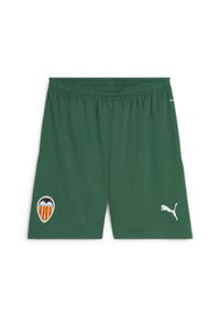 Puma - Męskie szorty Valencia CF 24/25 PUMA Vine Rickie Orange Green. Kolor: zielony, pomarańczowy, wielokolorowy, żółty. Sport: piłka nożna