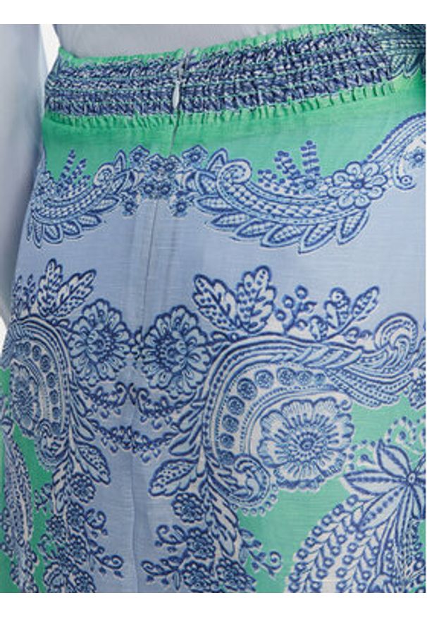 Hale bob - Hale Bob Spódnica midi with silk Winslow 61LU440A Zielony Regular Fit. Kolor: zielony. Materiał: len