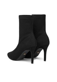 DeeZee Botki AB-1987-2 Czarny. Kolor: czarny. Materiał: materiał #3