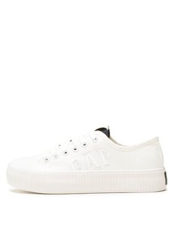 GAP - Gap Trampki Jackson Twl GAI001F5TMWHITGP Biały. Kolor: biały. Materiał: materiał