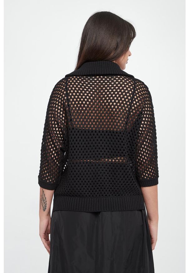 Joseph Ribkoff - Bluzka damska ażurowa JOSEPH RIBKOFF. Wzór: ażurowy