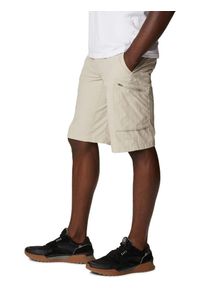 columbia - Spodenki turystyczne męskie Columbia Silver Ridge. Kolor: beżowy. Materiał: nylon. Sport: turystyka piesza #2