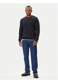 Jack & Jones - Jack&Jones Sweter Blusean 12283486 Granatowy Regular Fit. Kolor: niebieski. Materiał: bawełna
