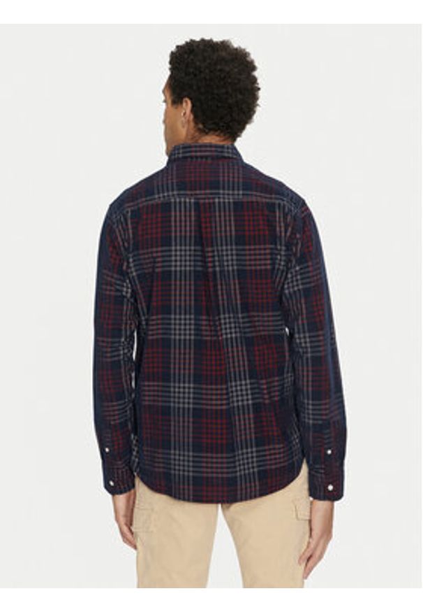 Pepe Jeans Koszula Marcus PM308726 Granatowy Regular Fit. Kolor: niebieski. Materiał: bawełna