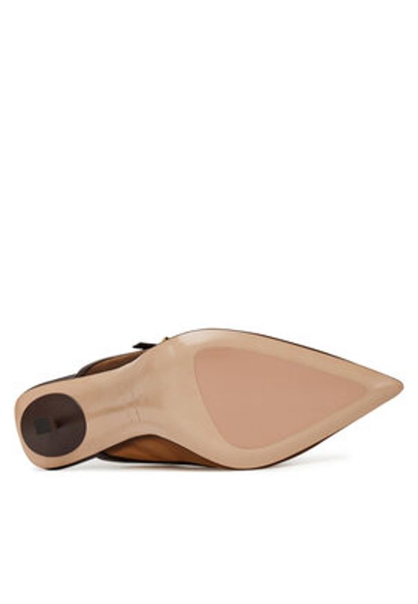 LE SILLA - Le Silla Klapki 2297D090BXPPNEM Srebrny. Kolor: srebrny. Materiał: skóra