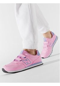 New Balance Sneakersy GV500CA1 Różowy. Kolor: różowy. Materiał: skóra #4