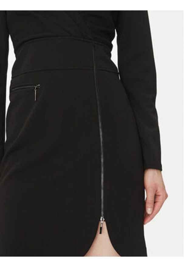 DKNY Sukienka koktajlowa DD4JI62A Czarny Slim Fit. Kolor: czarny. Materiał: syntetyk. Styl: wizytowy