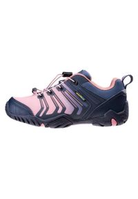 Elbrus - Dziecięce/Młodzieżowe Erimley Logo Waterproof Low Cut Walking Shoes. Kolor: różowy, niebieski, wielokolorowy. Sport: turystyka piesza