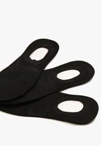 Renee - Czarne Wiskozowe Skarpety Stopki 3 Pack Xriefra. Kolor: czarny. Materiał: wiskoza #2