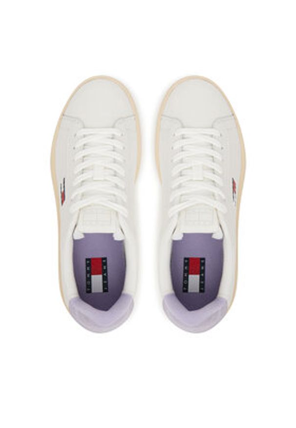 Tommy Jeans Sneakersy Archive' 98 EN0EN02815 Écru. Materiał: skóra