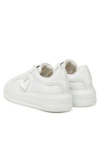 Love Moschino - LOVE MOSCHINO Sneakersy JA15545G0MIA410A Biały. Kolor: biały. Materiał: skóra
