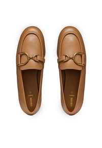 Geox Loafersy D Palmaria D45MUJ 000TU C5000 Beżowy. Kolor: beżowy. Materiał: zamsz, skóra