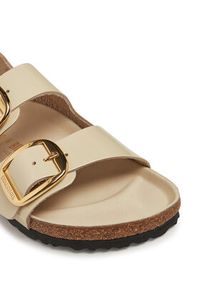 Birkenstock Sandały Milano Big Buckle 1025395 Écru. Materiał: skóra