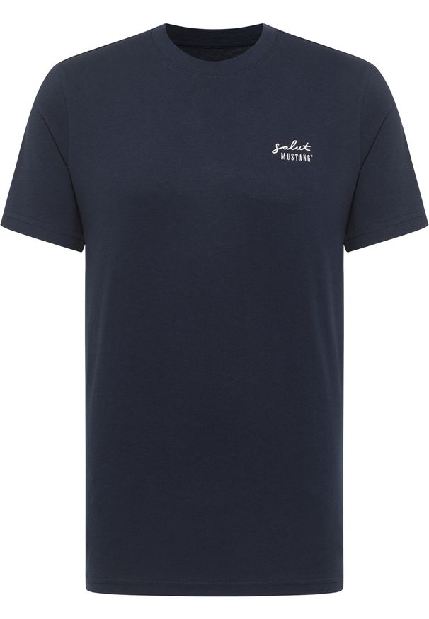 Męski T-Shirt Mustang Style Austin Dark Sapphire 1016280 4136