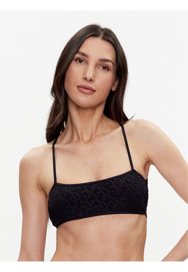 Pinko Góra od bikini Fuga 101019 A0RZ Czarny. Kolor: czarny. Materiał: syntetyk