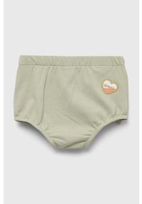 Guess komplet niemowlęcy kolor biały. Kolor: biały. Materiał: bawełna, dzianina. Wzór: nadruk #9