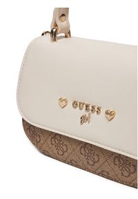 Guess Torebka J4YZ42 WFEN0 Beżowy. Kolor: beżowy. Materiał: skórzane #5