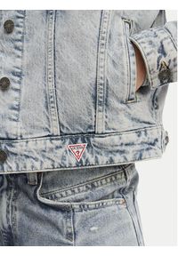 Guess Jeans Kurtka jeansowa W6GN56 D5M57 Niebieski Oversize. Kolor: niebieski. Materiał: bawełna #2