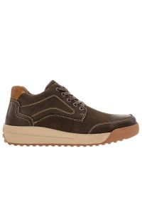 Buty Lee Cooper LCJ-23-33-3010M - brązowe. Zapięcie: sznurówki. Kolor: brązowy. Materiał: nubuk, skóra, guma. Szerokość cholewki: normalna