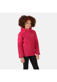 Hurdle IV Regatta dziecięca turystyczna kurtka zimowa. Kolor: różowy. Materiał: poliester. Sezon: zima #1