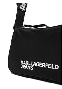 Karl Lagerfeld Jeans Torebka A3W30350 Czarny. Kolor: czarny. Materiał: skórzane #4
