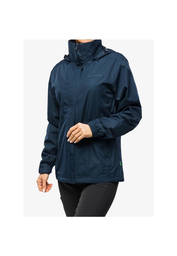 Kurtka przeciwdeszczowa damska Vaude Escape Light Jacket. Kolor: niebieski. Sport: turystyka piesza