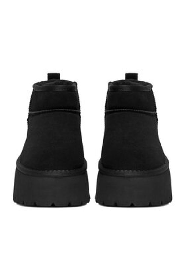 Badura Śniegowce EO-ANGEL-TS6279-01 Czarny. Kolor: czarny. Materiał: skóra, zamsz