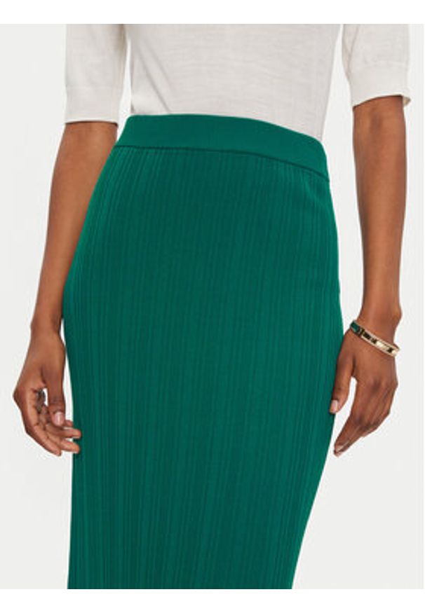 Sisley Spódnica ołówkowa 1WTHM000C Zielony Slim Fit. Kolor: zielony. Materiał: syntetyk, wiskoza