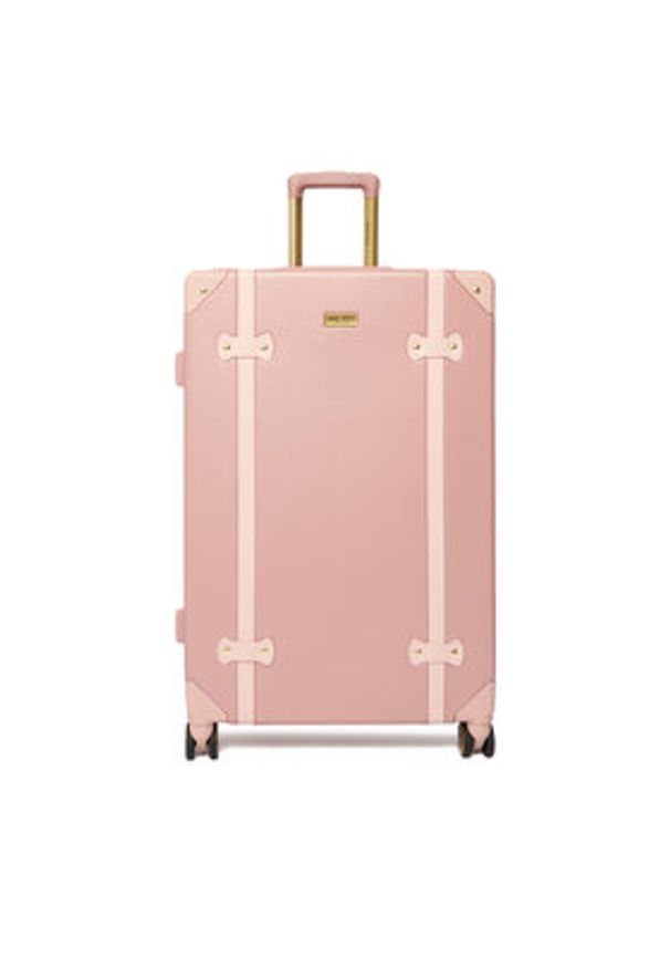 Nine West Walizka duża CEO-NW-L-007-09 PINK Różowy. Kolor: różowy