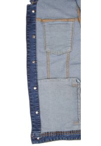 Przejściowa Kurtka Jeansowa (Katana) - Pako Jeans - Granatowa. Kolor: niebieski. Materiał: bawełna, tkanina, elastan. Styl: klasyczny