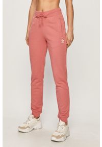 adidas Originals - Spodnie H09368. Kolor: różowy. Materiał: dzianina