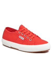 Tenisówki Superga 2750 Cotu Classic S000010 Red/White C90. Kolor: czerwony. Materiał: materiał