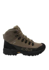 Buty trekkingowe męskie CMP Dhenieb. Wysokość cholewki: za kostkę. Zapięcie: sznurówki. Kolor: czarny, brązowy, wielokolorowy. Materiał: zamsz, skóra, materiał. Szerokość cholewki: normalna. Sport: turystyka piesza