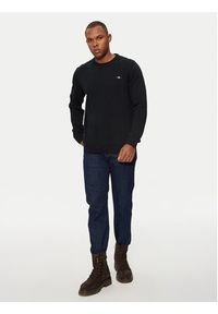 GANT - Gant Sweter 8030561 Czarny Regular Fit. Kolor: czarny. Materiał: bawełna #4